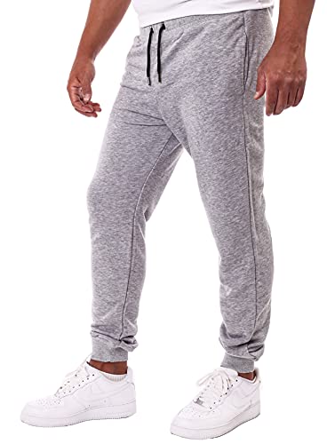 Reslad Jogginghose Herren Trainingshose Männer Sporthose Sweatpants Jogger Pants Freizeithose für Gym & Fitness RS-5060 (L, Grau) von Reslad