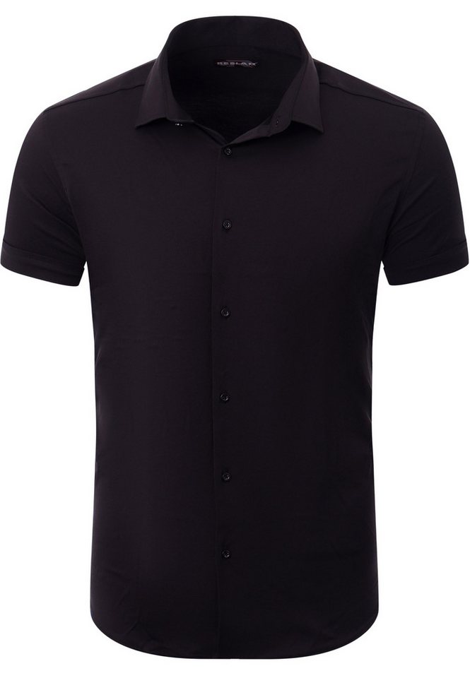 Reslad Kurzarmhemd Reslad Hemd Herren Kurzarm Einfarbig RS-7025 (Kurzarmhemd) Business Hemden Freizeithemd Sommerhemd Bügelleicht von Reslad