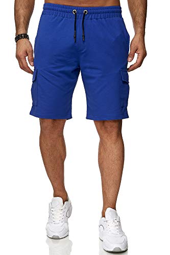 Reslad Kurze Hose Herren Cargo Bermuda Shorts Jogginghose Sport-Hose RS-5069 (2XL, Royalblau) von Reslad