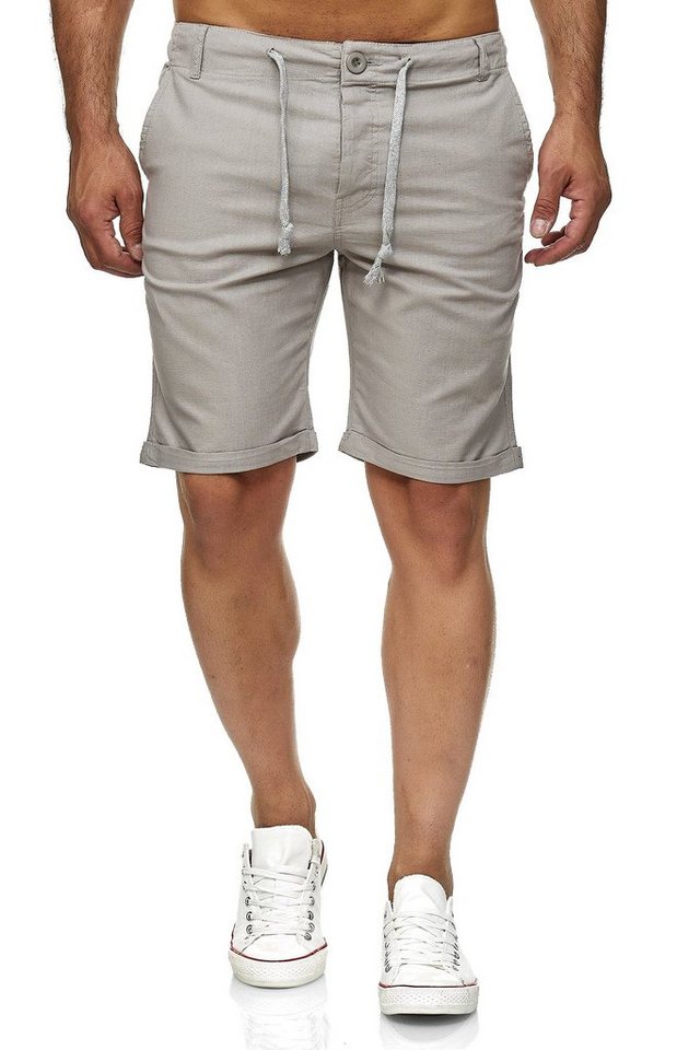 Reslad Leinenhose Reslad Leinenhose Kurze Hose Herren Leinen-Shorts lässige Männer Freiz (1-tlg) kurze Männer Strandhose im Leinen-Look von Reslad