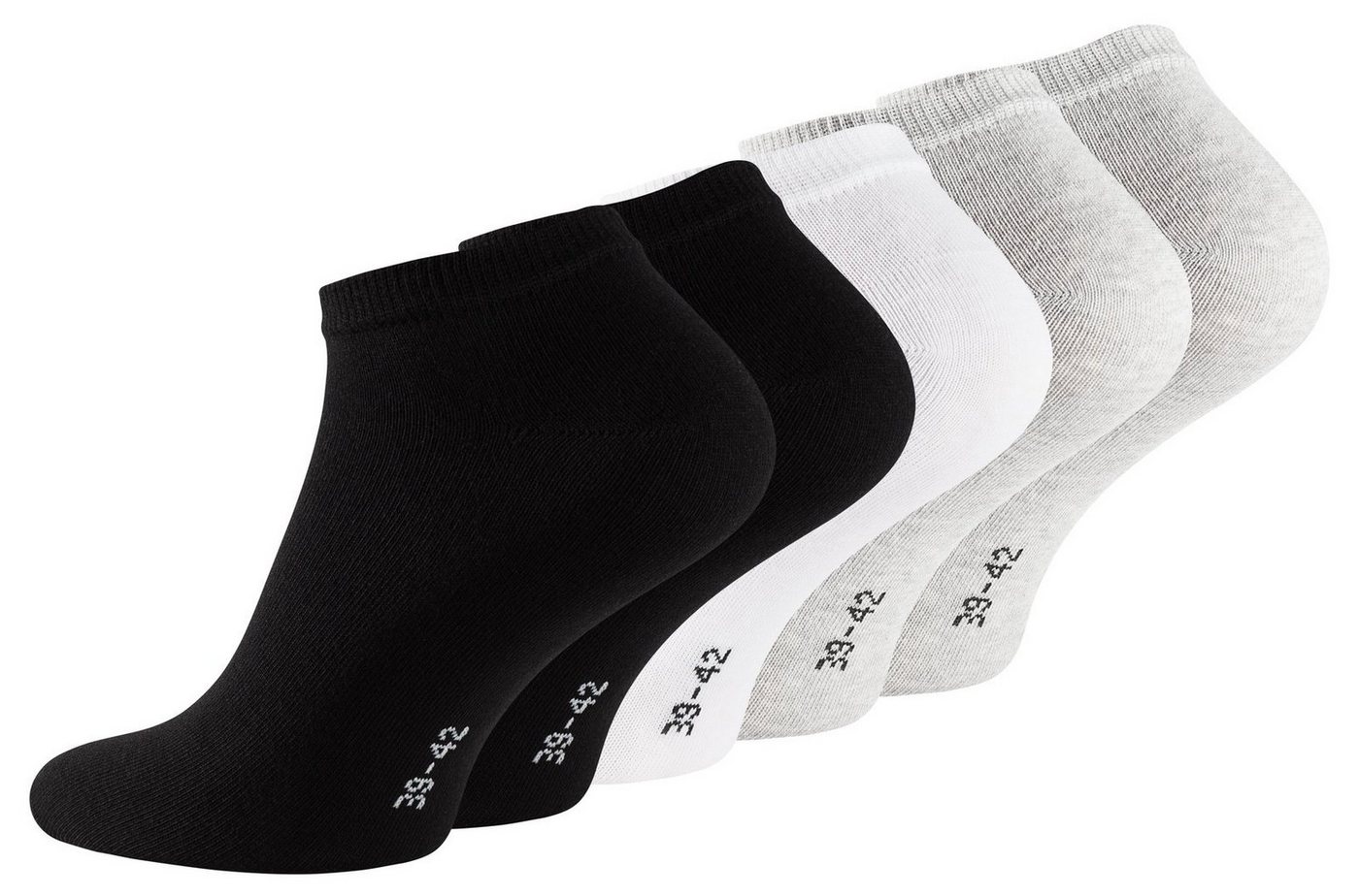 Reslad Sneakersocken Damen & Herren Sneaker Socken Kurz (10 x Paar) für Frauen & Männer (10-Paar) Sneakersocken Füßlinge Unisex von Reslad