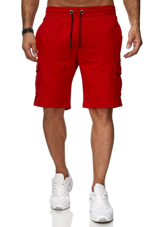 Reslad Sweatshorts Reslad Kurze Hose Herren Cargo Bermuda Shorts Jogginghose Sport-Hose (1-tlg) Sweatshorts Jogginghose mit Cargo-Taschen von Reslad