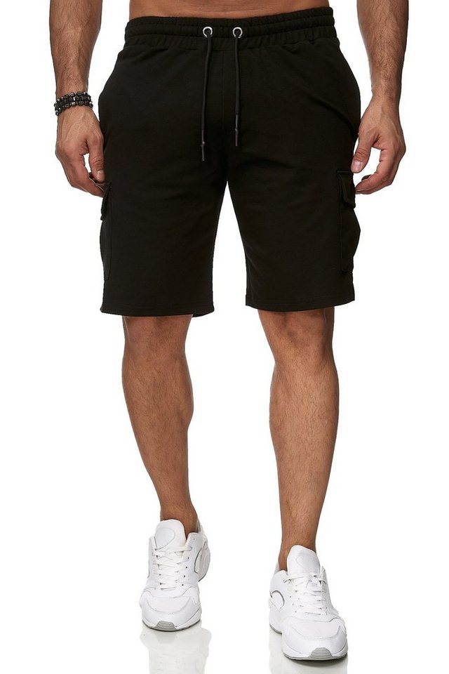 Reslad Sweatshorts Reslad Kurze Hose Herren Cargo Bermuda Shorts Jogginghose Sport-Hose (1-tlg) Sweatshorts Jogginghose mit Cargo-Taschen von Reslad