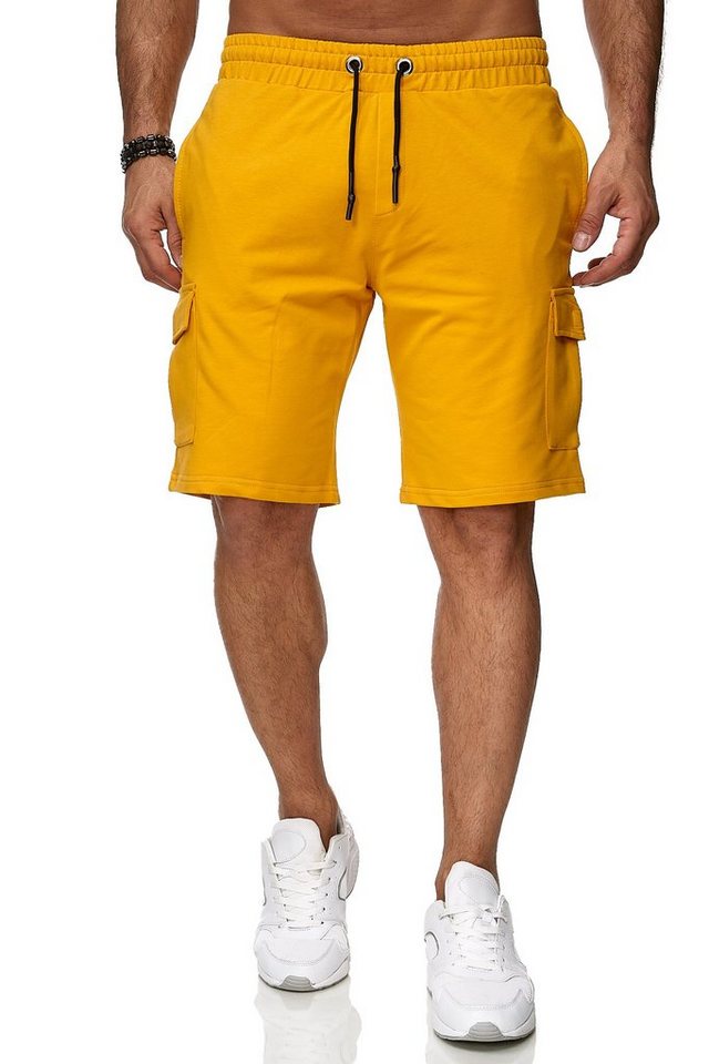 Reslad Sweatshorts Reslad Kurze Hose Herren Cargo Bermuda Shorts Jogginghose Sport-Hose (1-tlg) Sweatshorts Jogginghose mit Cargo-Taschen von Reslad