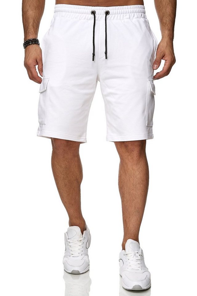 Reslad Sweatshorts Reslad Kurze Hose Herren Cargo Bermuda Shorts Jogginghose Sport-Hose (1-tlg) Sweatshorts Jogginghose mit Cargo-Taschen von Reslad