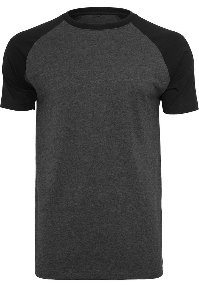 Reslad T-Shirt Reslad Herren T-Shirt lässigen Raglan-Ärmel Regular Fit Rundhals-Ausch (1-tlg) Rundhalsshirt mit Raglan-Ärmel von Reslad