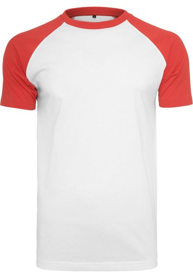 Reslad T-Shirt Reslad Herren T-Shirt lässigen Raglan-Ärmel Regular Fit Rundhals-Ausch (1-tlg) Rundhalsshirt mit Raglan-Ärmel von Reslad