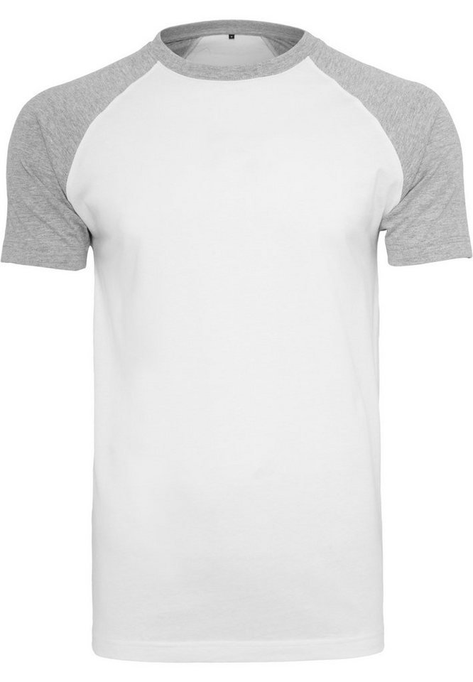 Reslad T-Shirt Reslad Herren T-Shirt lässigen Raglan-Ärmel Regular Fit Rundhals-Ausch (1-tlg) Rundhalsshirt mit Raglan-Ärmel von Reslad