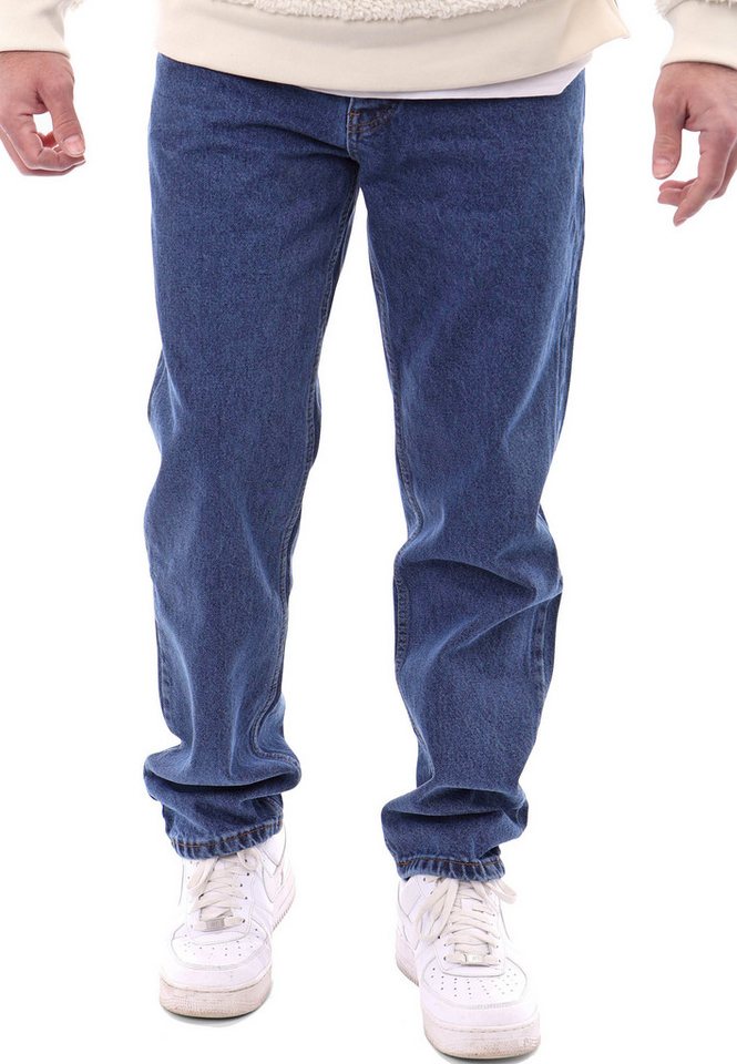 Reslad Weite Jeans Reslad Jeans Herren Loose Fit RS-2105 Loose-fit Jeanshose lockere Männer-Hose von Reslad