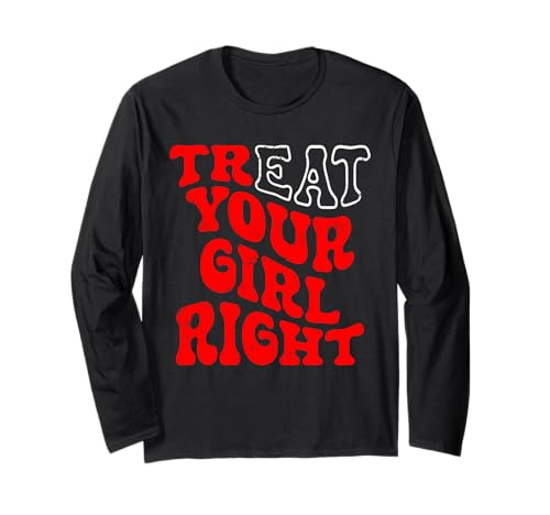 Gönne deinem Mädchen das Richtige Retro-Liebesstatement Langarmshirt von Respect Vibes Collective