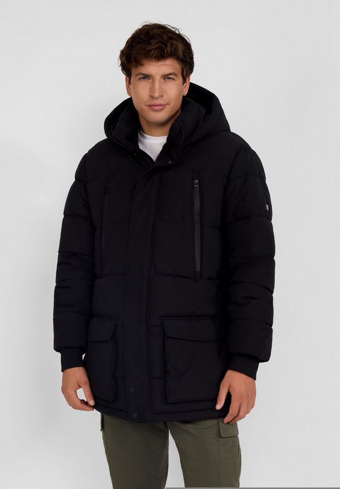 Respect Winterjacke Gesteppte Jacke mit Reißverschlusstaschen und Fleecefutter (XS-XXL) von Respect