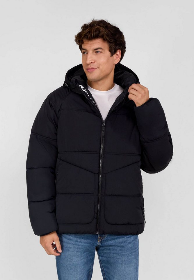Respect Winterjacke Steppjacke mit Reißverschlusstaschen und Ärmelpatch  (XS-XXL) von Respect