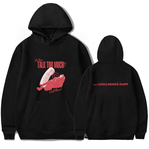 Kapuzenpullover Renee Rapp Tour Merchandise Kapuzenpullover Winter Herren Damen Kapuzenpullover Cosplay Rundhalsausschnitt Renee Rapp Langarmpullover XS-3XL-Black||XS Kapuzenpullover Renee Rapp Tour Merchandise Kapuzenpullover Winter Herren Damen Kapuzenpullover Cosplay Rundhalsausschnitt Renee Rapp Langarmpullover XS-3XL-Black||XS von Respeto