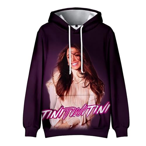 Respeto Herren Und Damen 3D-Gedruckter Kapuzenpullover Tini Stoessel Singer Langarm-Sweatshirt Loses Übergroßes Sweatshirt-Hoodie XS-3XL-1||XS von Respeto