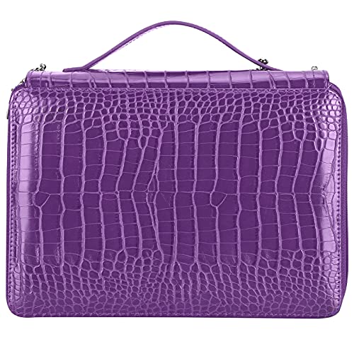 Respicefinem FederMäppchen 5-lagige Stiftaufbewahrungstasche 252 Fächer großes FassungsverMägen Schreibwaren Pocketrose Rot (Violett) von Respicefinem