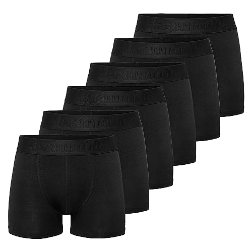 Resteröds - Bamboo - Short/Pant - 6er Pack (M Schwarz) von Resteröds