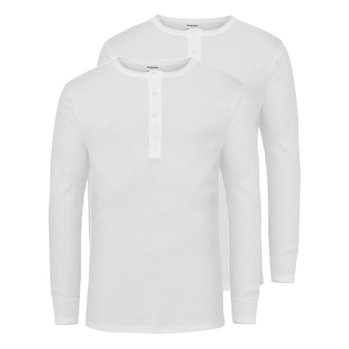 Resteröds - Basic - Langarmshirt - 2er Pack (L Weiß) von Resteröds