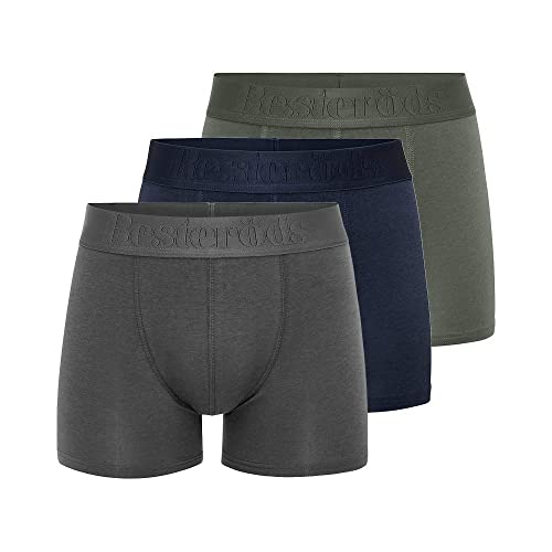 Resteröds - Retroshorts 'Gunnar' - Herren - 3-Pack - Enganliegende Boxershorts aus Viskose (aus Bambus-Cellulose) von Resteröds