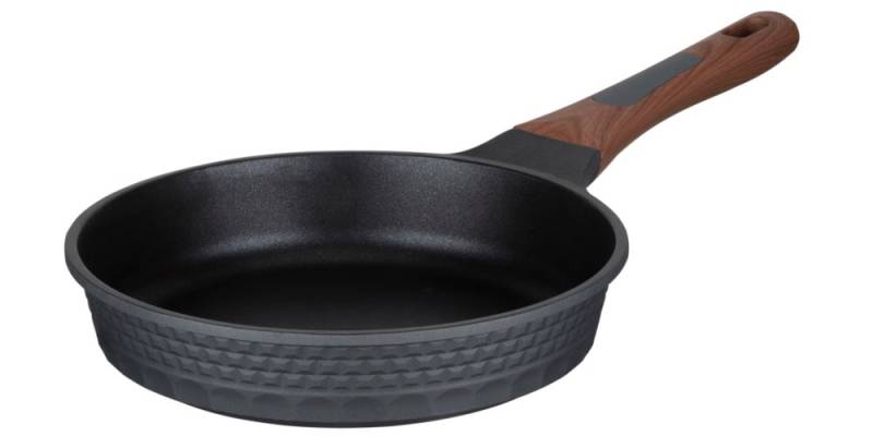 RESTO Kitchenware Bratpfanne "Capella, Pfanne antihaftbeschichtet und spülmaschinenfest" Aluminiumguss 1 Stk. tlg. Schmorpfanne mit einzigartigem 3D-Design von Resto Kitchenware