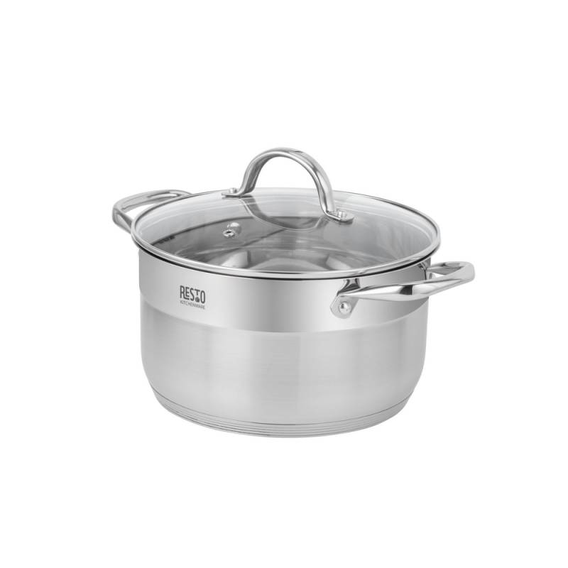 RESTO Kitchenware Kochtopf "Rigel, Topf energiesparend und spülmaschinenfest" 2 Stk. tlg. Edelstahl 18/10 von Resto Kitchenware