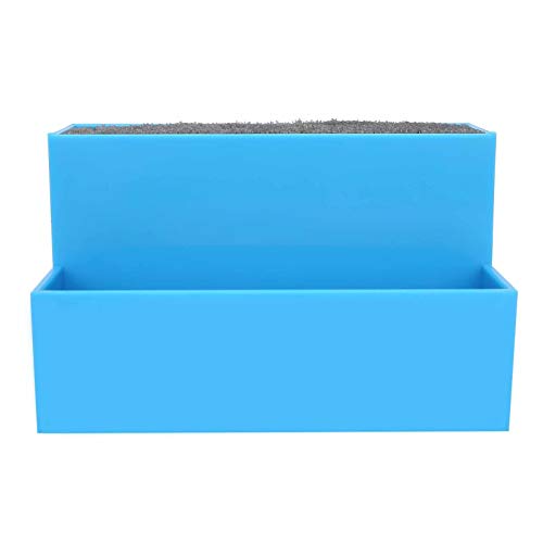 Restokki Hairdressing Scissors Storage Box Organizer, Salon Tools Accessories, Large Capacity Stand Case for Barbers and Hair Stylists (Blue) von Restokki