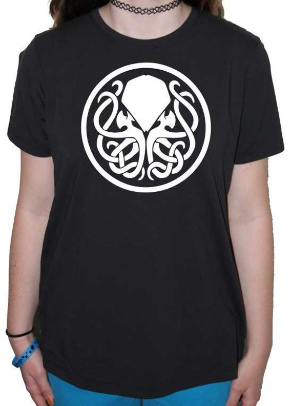 Cthulhu Männer Oder Frauen Schwarz T-Shirt Racerback Tank-Top Cthulhu Männer Oder Frauen Schwarz T-Shirt Racerback Tank-Top von RestrictedWearzBSI