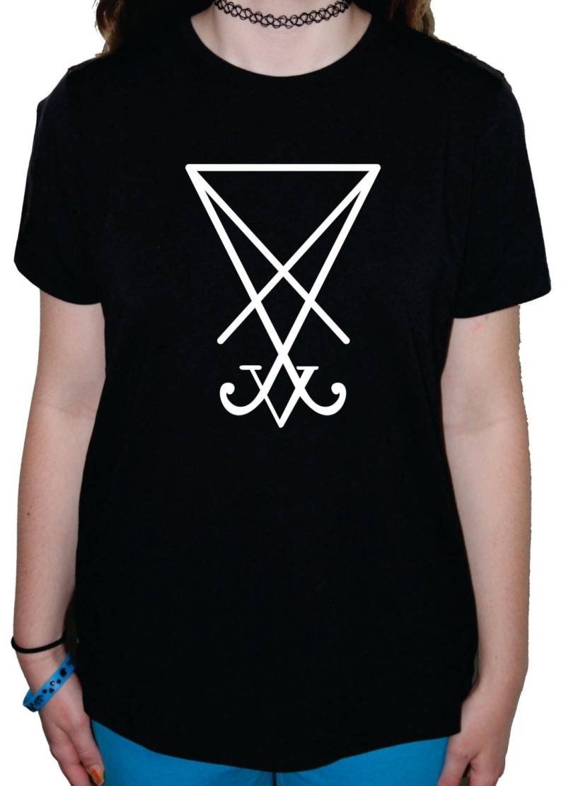 Siegel Von Luzifer Männer Oder Frauen Schwarz T-Shirt Racerback Tank-Top Siegel Von Luzifer Männer Oder Frauen Schwarz T-Shirt Racerback Tank-Top von RestrictedWearzBSI