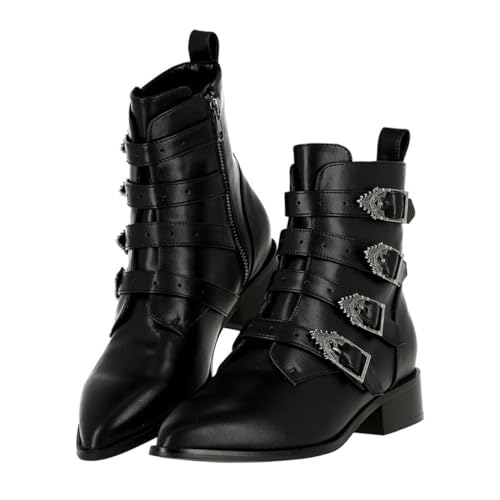 Restyle Clothing - Cathedralis - Buckle Pike Winklepicker Classic Gothic Schuhe Vampir Vibes Vampir Stiefel Antiquity Vibes, Schwarz , 38 EU Restyle Clothing - Cathedralis - Buckle Pike Winklepicker Classic Gothic Schuhe Vampir Vibes Vampir Stiefel Antiquity Vibes, Schwarz , 38 EU von Restyle Clothing