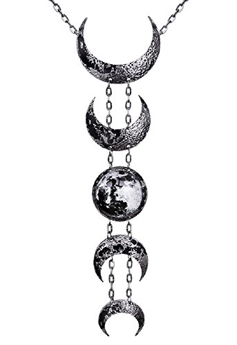 Restyle Lunar Moon Occult Anhänger Halskette von Restyle