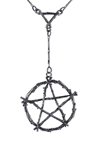 Restyle Zweig Pentagram Symbol Okkulte Gothic Anhänger Halskette von Restyle