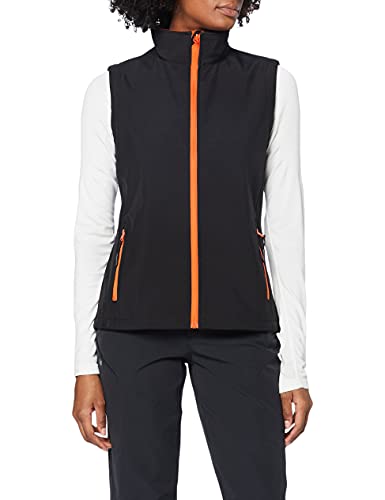 Result Core Damen Softshell-Weste, bedruckbar (2XL) (Schwarz/Orange) von Result