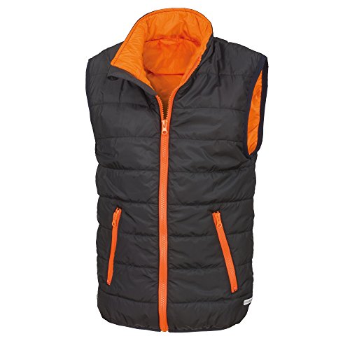 Result Core Kinder Gilet (2XL) (Schwarz/Orange) von Result