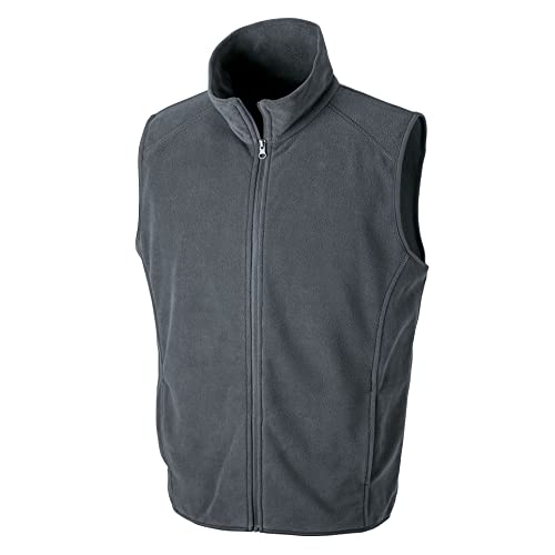 Result Core Mens Micro Vlies Weste (2XL) (Anthrazit) von Result