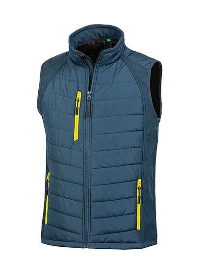 Result Genuine Recycled Atmungsaktive Wasserabweisende Weste Bodywarmer bis Gr. 4XL Wattiert von Result Genuine Recycled