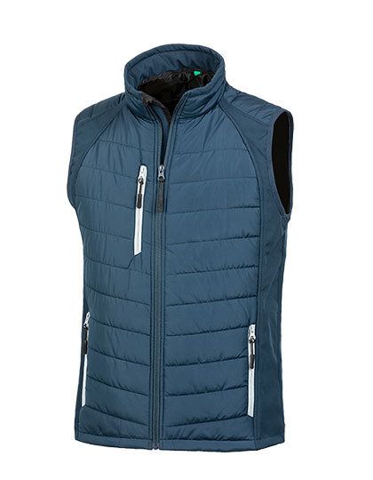 Result Genuine Recycled Atmungsaktive Wasserabweisende Weste Bodywarmer bis Gr. 4XL Wattiert von Result Genuine Recycled