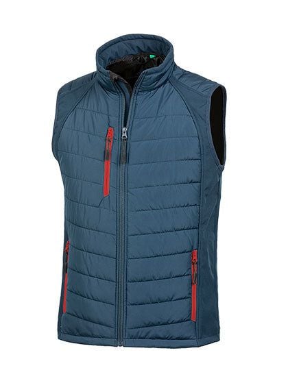 Result Genuine Recycled Atmungsaktive Wasserabweisende Weste Bodywarmer bis Gr. 4XL Wattiert von Result Genuine Recycled