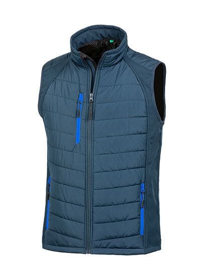 Result Genuine Recycled Atmungsaktive Wasserabweisende Weste Bodywarmer bis Gr. 4XL Wattiert von Result Genuine Recycled