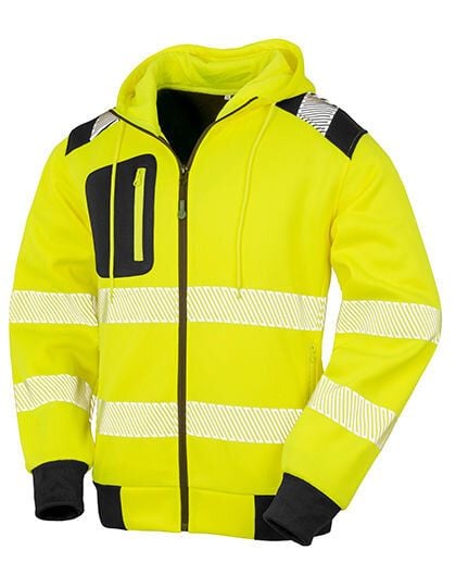 Result Genuine Recycled Sicherheits Softshelljacke Berufbekleidung Reflektierend bis Gr.3XL Warnschutz von Result Genuine Recycled