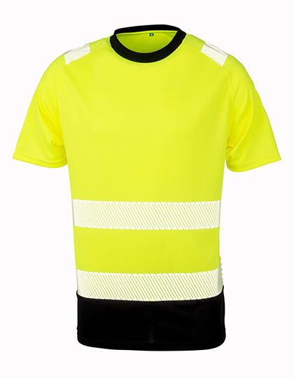 Result Genuine Recycled Sicherheits T-Shirt Berufsbekleidung Atmungsaktiv Reflektierend von Result Genuine Recycled