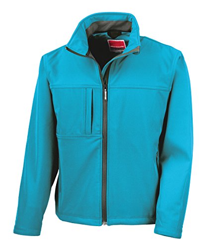 Classic Soft Shell Jacket - Farbe: Azure - Größe: XXL von Result