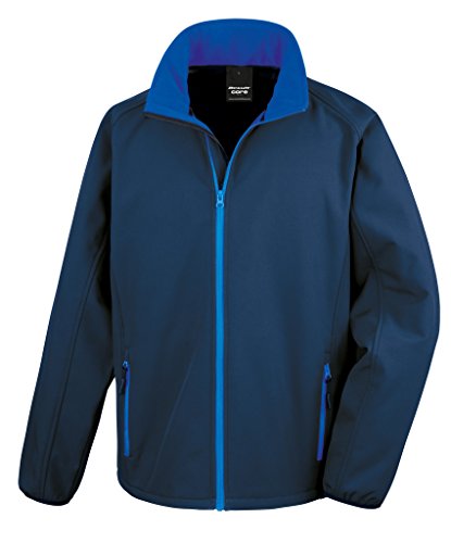 Core Printable Soft Shell - Farbe: Navy/Royal - Größe: L von Result