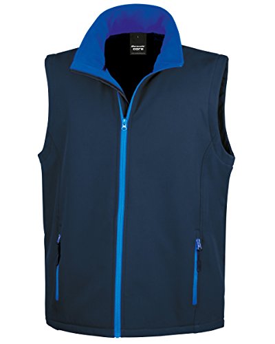 Core Printable Softshell Bodywarmer - Farbe: Navy/Royal - Größe: 4XL von Result