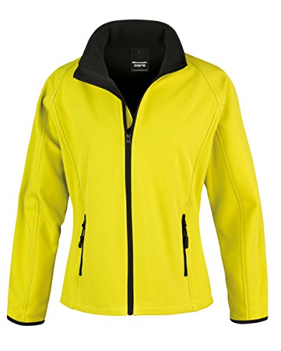 Coreprintable Soft Shell - Farbe: Yellow/Black - Größe: XXL (18) von Result