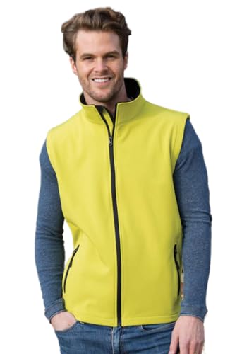 Ergebnis R232M Softshell, bedruckbar, Bodywarmer, Unisex, R232M, Carbon / Schwarz, M von Result