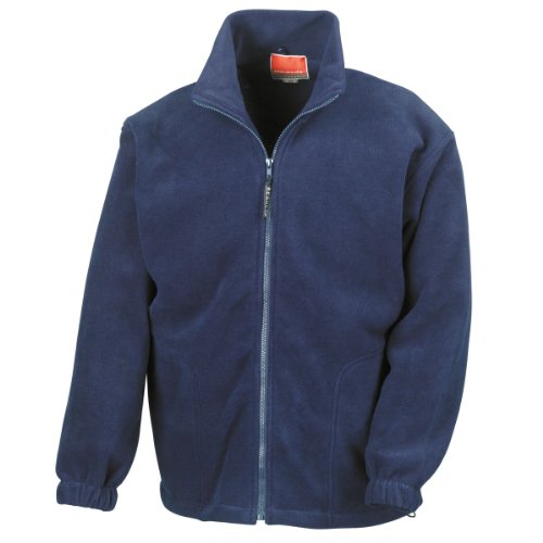 Ergebnis durchgehendem Reißverschluss Active Fleece 3XL,Navy von Result