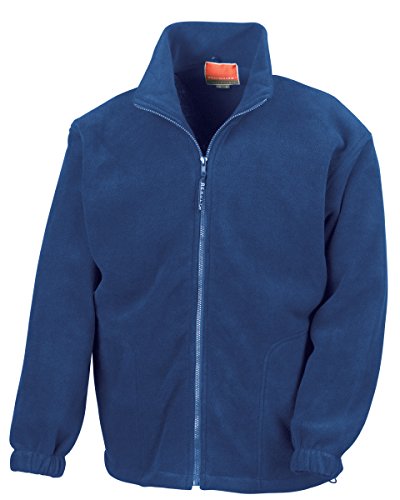 Ergebnis durchgehendem Reißverschluss Active Fleece XL,Blau - Royal von Result