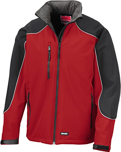 Ice Fell Softshell-Kapuzenjacke - Farbe: Red/Black - Größe: XL von Result