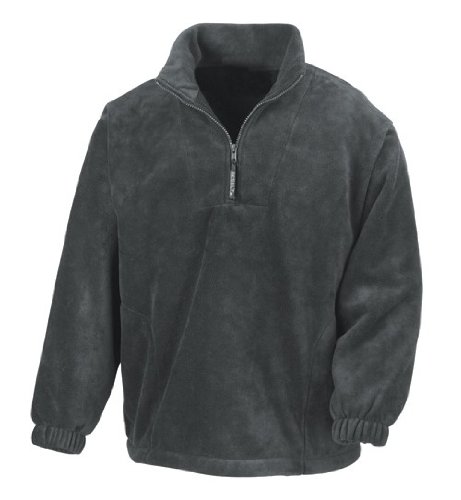 R-33-FaS Result Fleecepullover Active Fleece mit Seitentaschen, Größe:XL;Farbe:Oxford Grey von Result