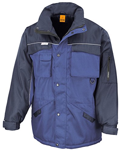RT72 Workguard Heavy Duty Combo Coat Jacke Arbeitsjacke Winterjacke winddicht L,Royal-Navy von Result