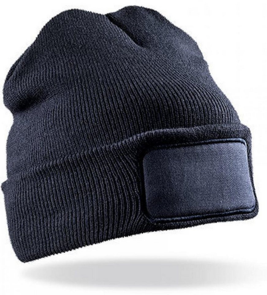 Result Bommelmütze Double High Knit Thinsulate Printers Beanie von Result